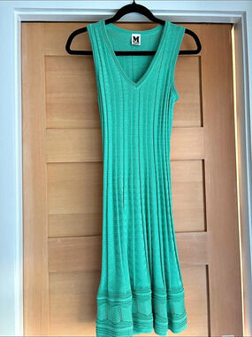 Missoni Green Midi Dress Size 40 Like New